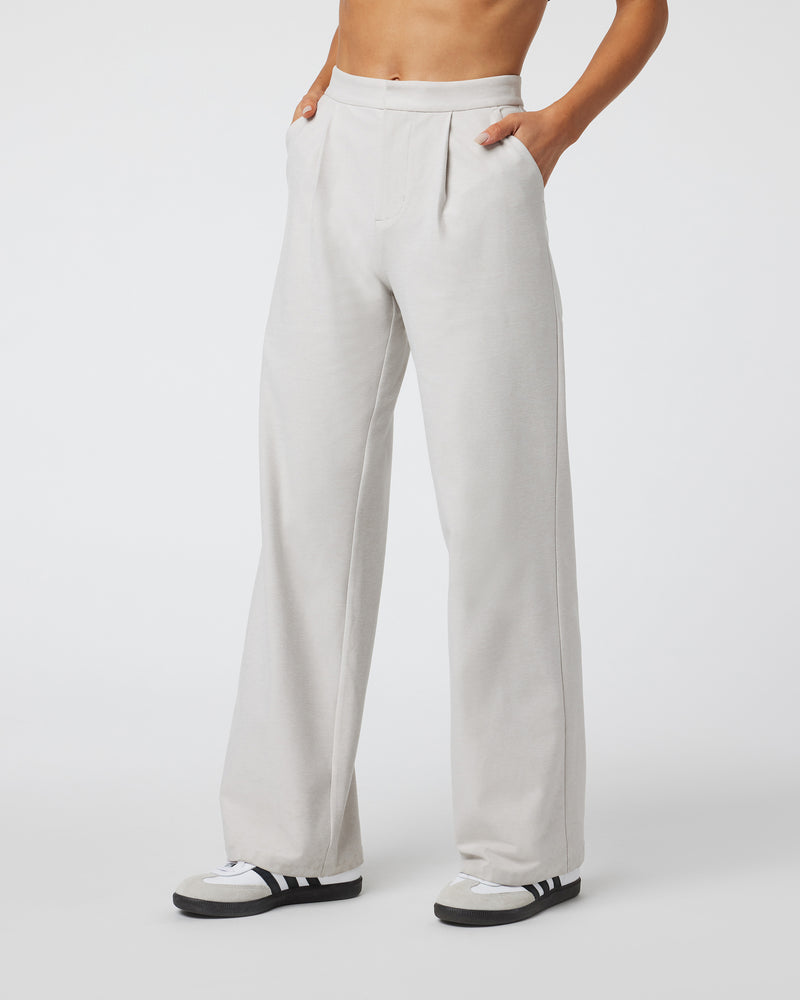 White Straight Cotton Pants | Solid White Straight Pants | Untung